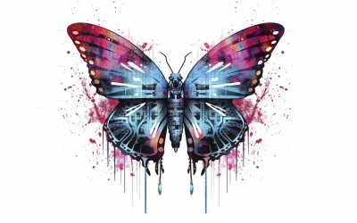 Cyberponk Butterfly No 1