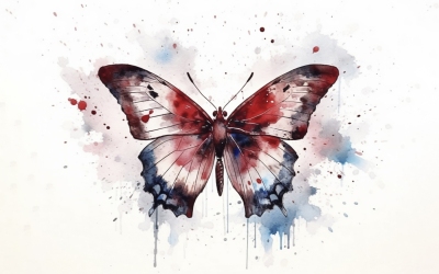 Butterfly No 24 Inspired by Titian