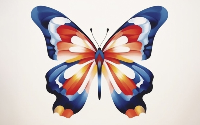 Butterfly No 21 Inspired by Georgia O'Keeffe
