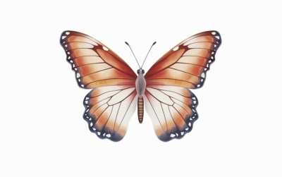 Butterfly No 22 Inspired by Georgia O'Keeffe