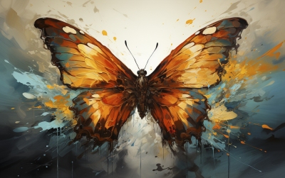 Butterfly No 25 Inspired by Turner