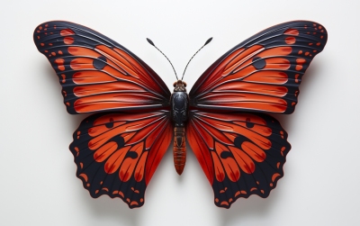 Butterfly No 28 Inspired by Keith Haring